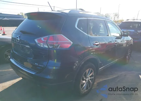 2014 Nissan Rogue Sl из США, поврежденный, VIN 5N1AT2MV6EC858362